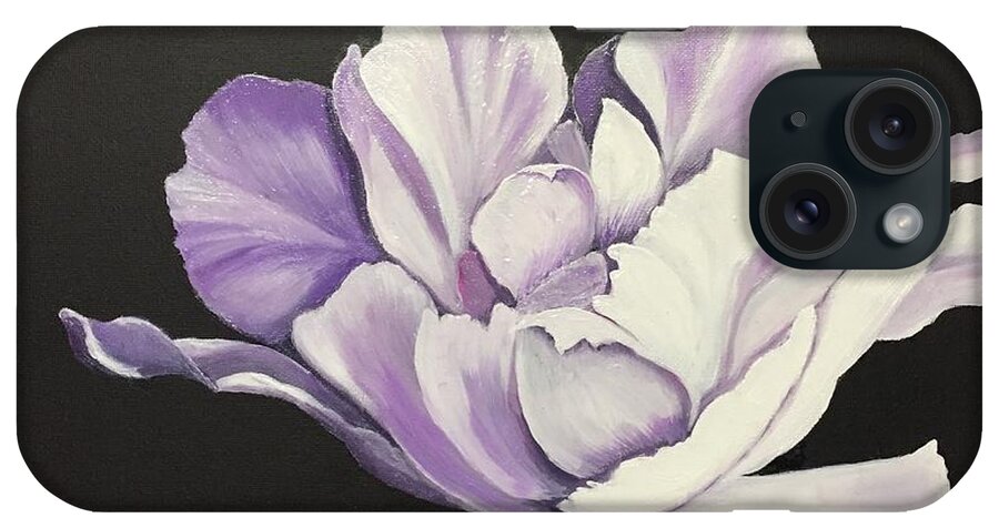 Peony Flower iPhone Case featuring the painting Peony by Sharon Duguay
