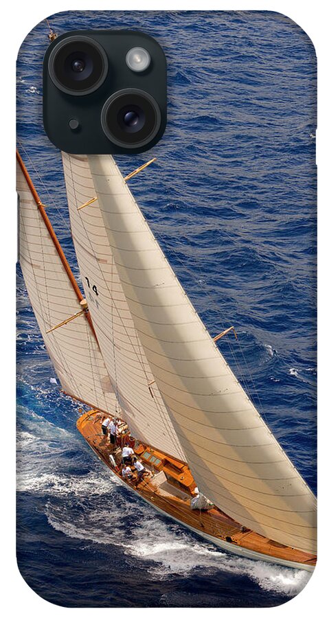 Sailboat iPhone Case featuring the photograph Perfect Trim by Gary Felton