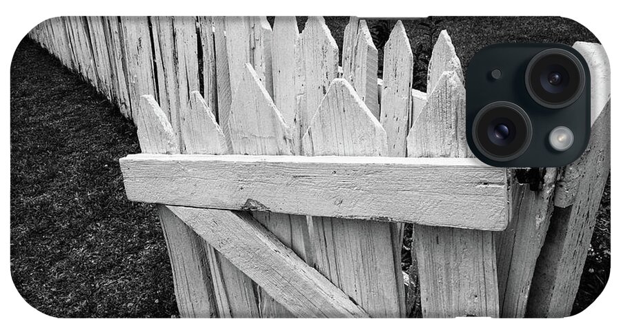 Fence iPhone Case featuring the photograph Pickett Fence by Jim Mathis