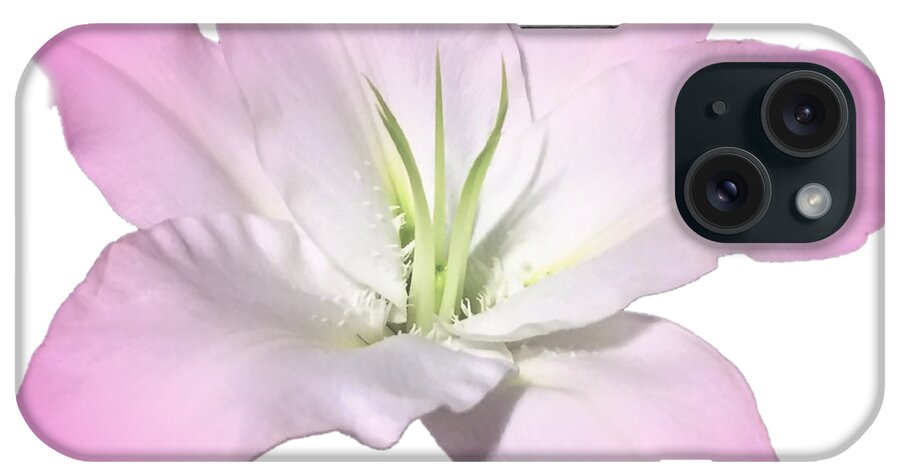 Pink iPhone Case featuring the photograph Pink Lily Flower Photograph Best for Shirts by Delynn Addams