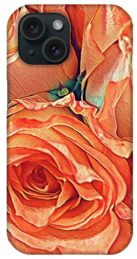 #flowersofaloha #flowers # Flowerpower #aloha #hawaii #aloha #puna #pahoa #thebigisland #rose #cluster #pink iPhone Case featuring the photograph Pink Rose Cluster Aloha by Joalene Young