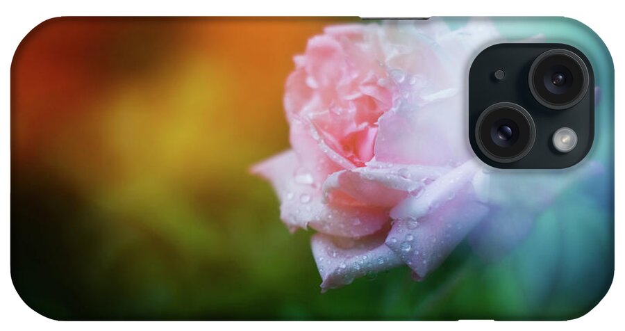 Scenics iPhone Case featuring the photograph Pink Rose Multiple Exposure by Jaminwell