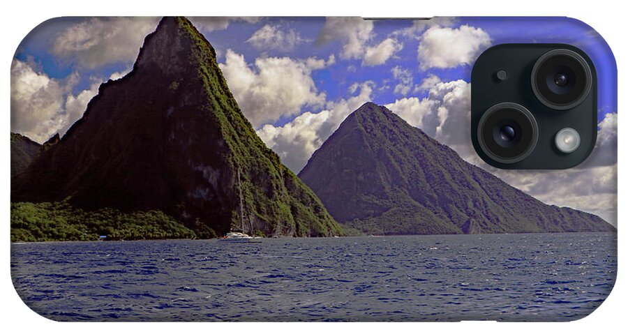 Pitons iPhone Case featuring the photograph Pitons by Tony Murtagh