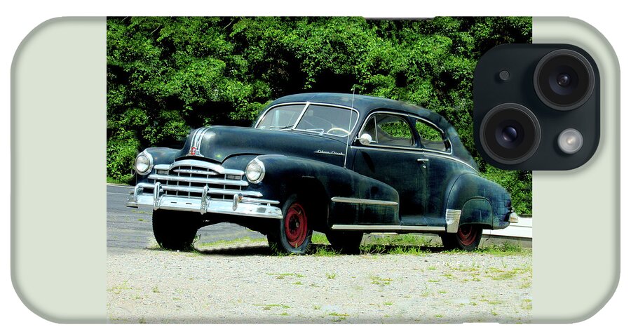 Old Cars iPhone Case featuring the photograph Pontiac Siver Streak by Angelcia Carol Wright