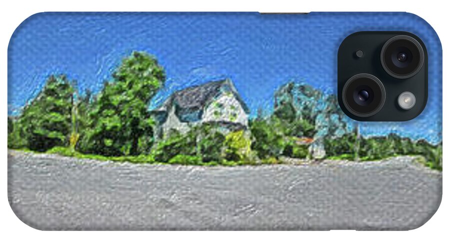 Photoshop iPhone Case featuring the digital art Poplar Hill by Steve Glines