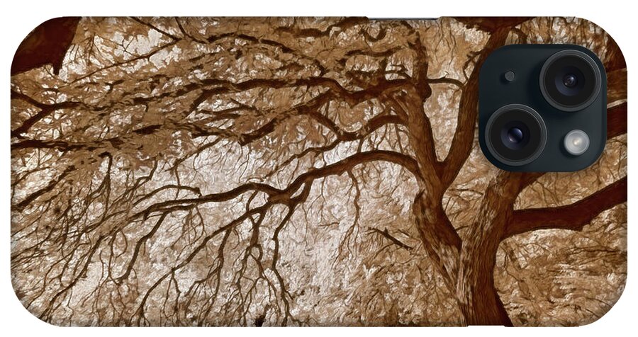 Top Artist iPhone Case featuring the photograph Portrait of a Tree in Infrared by Norman Gabitzsch