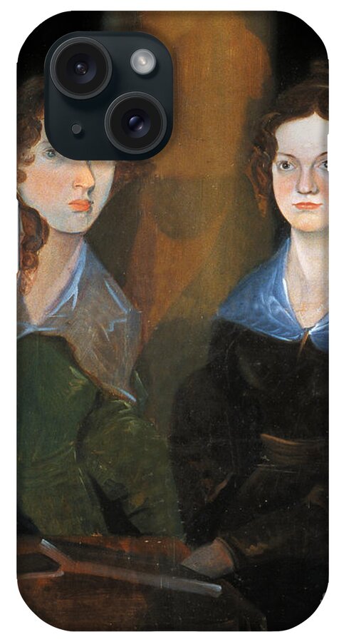 Germany iPhone Case featuring the painting Portrait Of The Three Bronte Sisters: Charlotte Bronte by Patrick Branwell Bronte