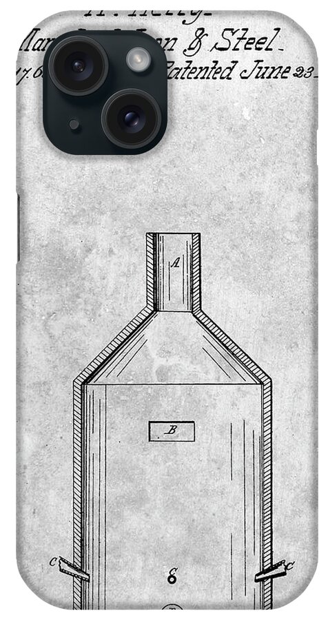 Pp666-slate Steel Manufacturing Poster iPhone Case featuring the digital art Pp666-slate Steel Manufacturing Poster by Cole Borders