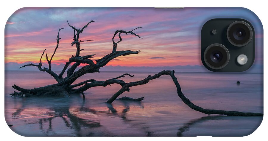 Sunrise iPhone Case featuring the photograph Precious Moment at Driftwood Beach by DB Hayes