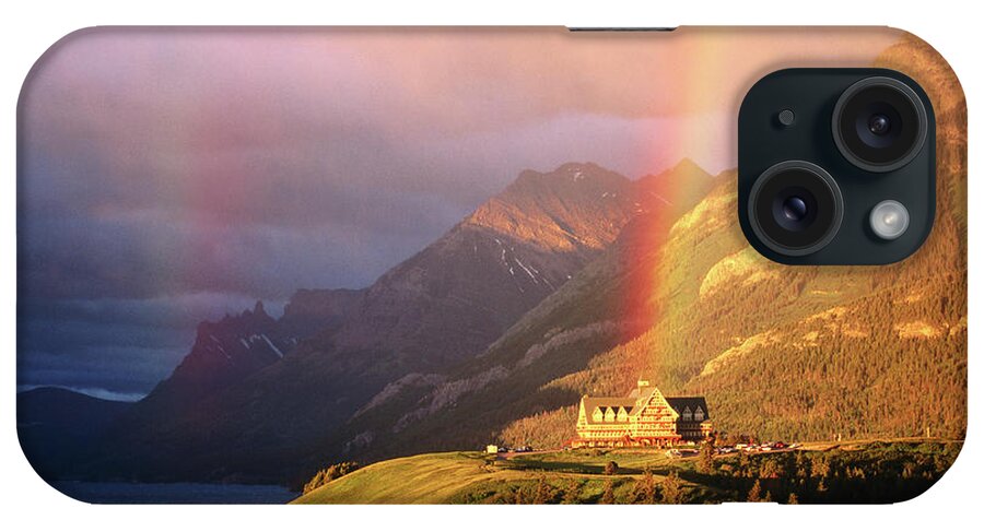 Scenics iPhone Case featuring the photograph Prince Of Wales Hotel, At The End Of A by John Elk