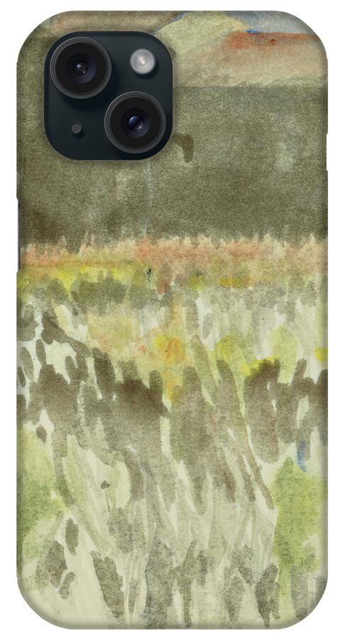 Summer iPhone Case featuring the painting Provence House of Stone  Stenhus_0027_up to 70x90cm on canvas by Marica Ohlsson