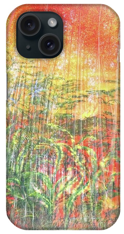 Aina iPhone Case featuring the painting Puna Jungle by Michael Silbaugh