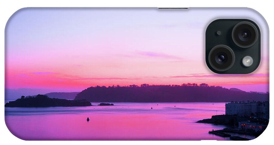 Tranquility iPhone Case featuring the photograph Purple Ssky Sunset by Paul Wynn-mackenzie Photography