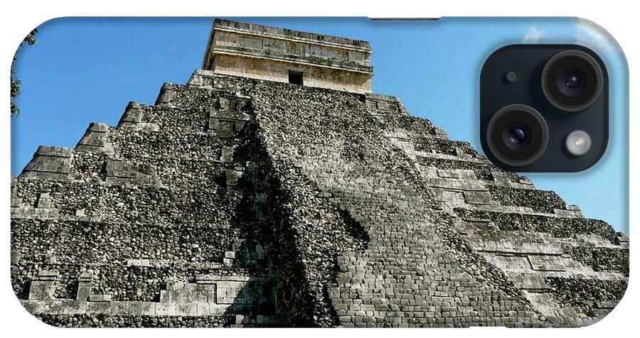 Built Structure iPhone Case featuring the photograph Pyramid Of Kukulcan by Cute Kitten Images