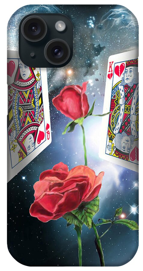 Queen iPhone Case featuring the digital art Queen Of Broken Hearts by Scott Parker