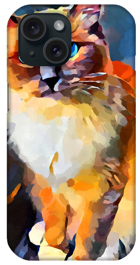 Animal iPhone Case featuring the painting Ragdoll 2 by Chris Butler