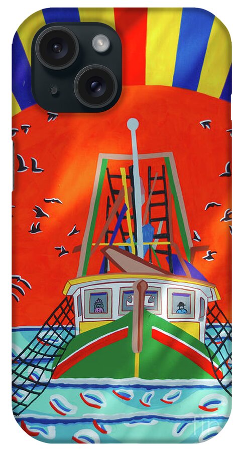 Rainbow iPhone Case featuring the photograph RainBoat by Ken Williams