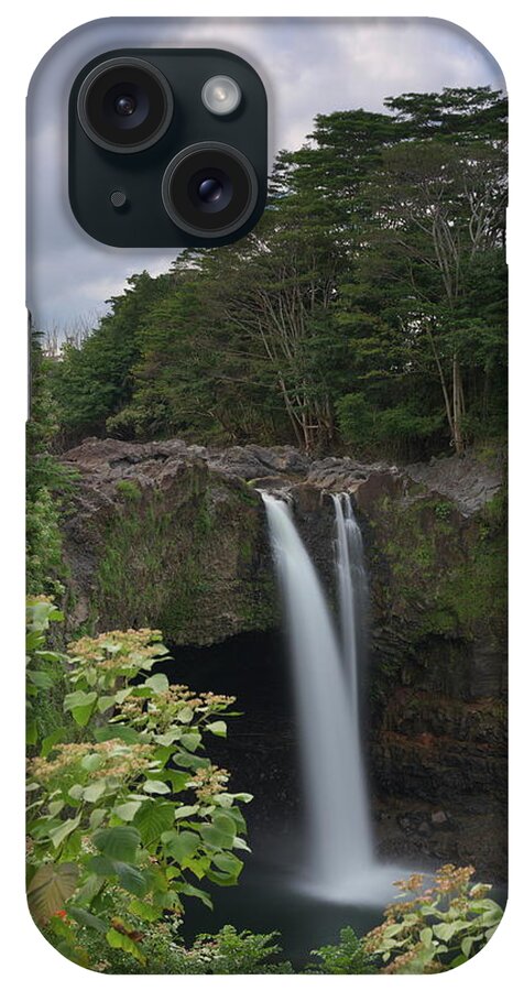 Hawaii iPhone Case featuring the photograph Rainbow Falls by Ivan Franklin