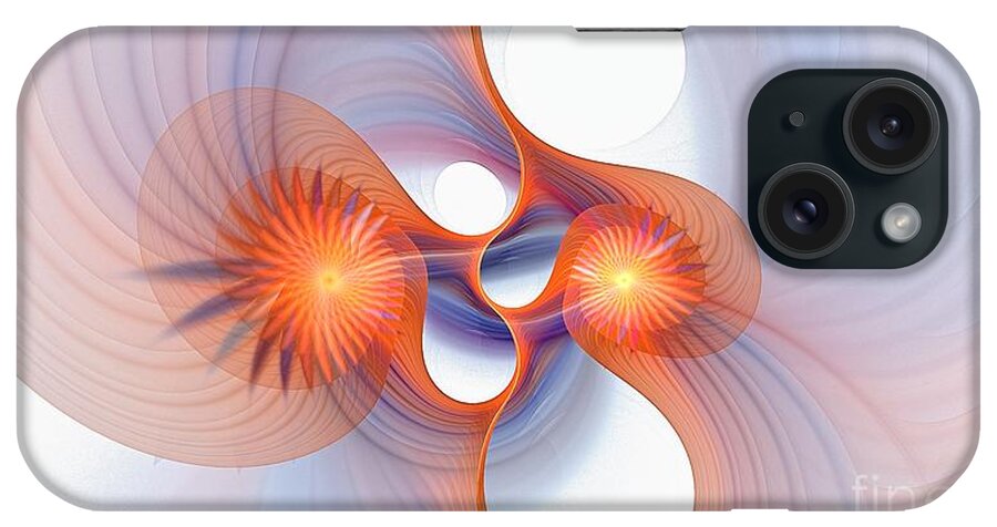 Synesthesia iPhone Case featuring the digital art Rainbow Music by Doug Morgan
