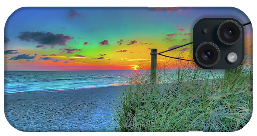 Sun iPhone Case featuring the photograph Rainbow Sunset by Sean Allen