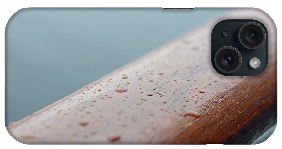 Rain iPhone Case featuring the photograph Raining on the Love Boat by Connie Fox