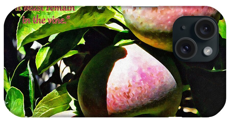 Inspirational iPhone Case featuring the digital art Real Fruit by Glenn McCarthy Art and Photography
