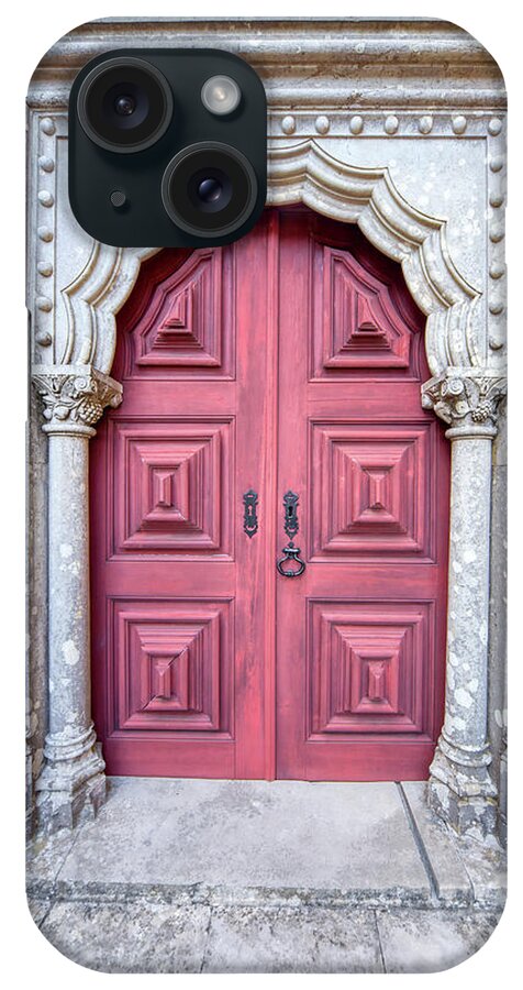 Door iPhone Case featuring the photograph Red Medieval Door by David Letts