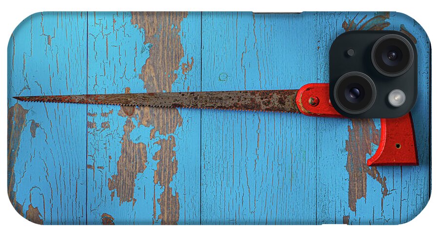 Handsaw iPhone Case featuring the photograph Red Saw by David Smith