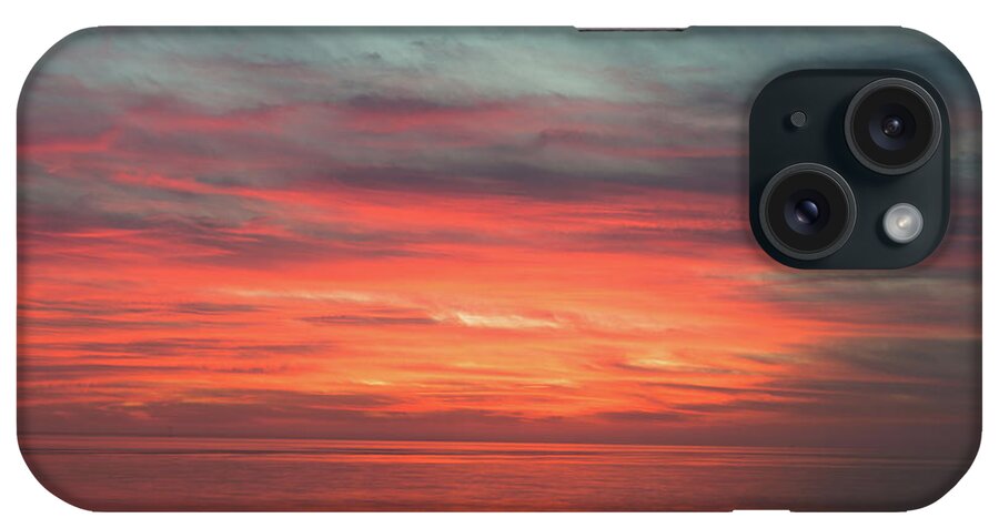 Sky iPhone Case featuring the photograph Red Sky - Sailors Delight by Dale Powell