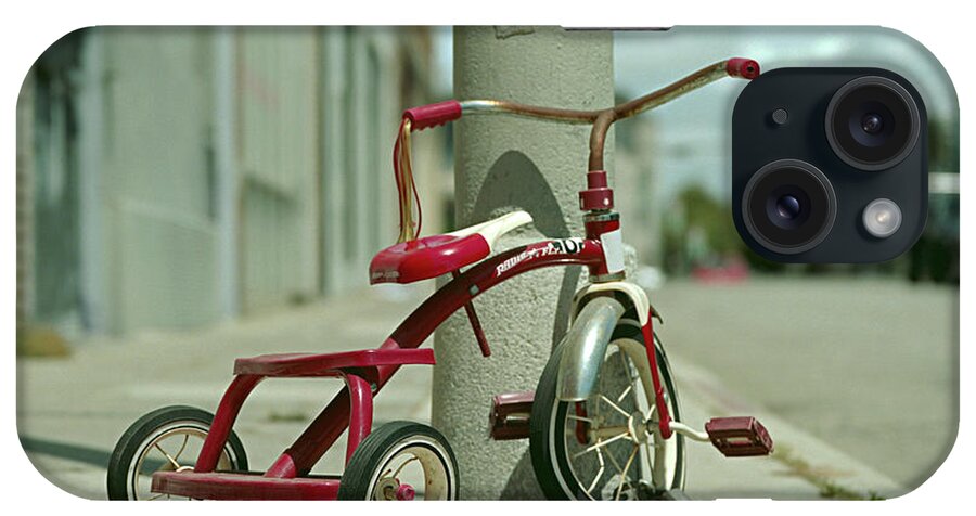 Pole iPhone Case featuring the photograph Red Tricycle by Eyetwist / Kevin Balluff