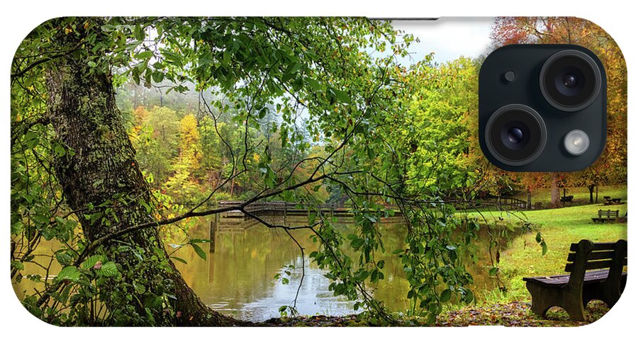 Appalachia iPhone Case featuring the photograph Reflecting at the Lake by Debra and Dave Vanderlaan