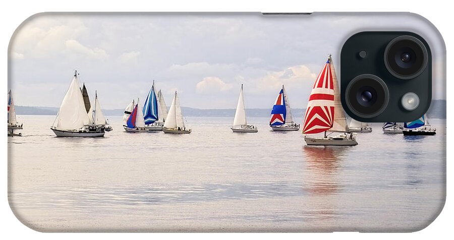 Curve iPhone Case featuring the photograph Regatta by Jhorrocks