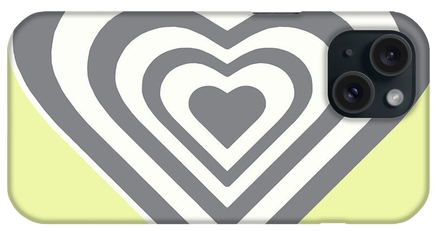 Affection iPhone Case featuring the drawing Repeating Heart by CSA Images