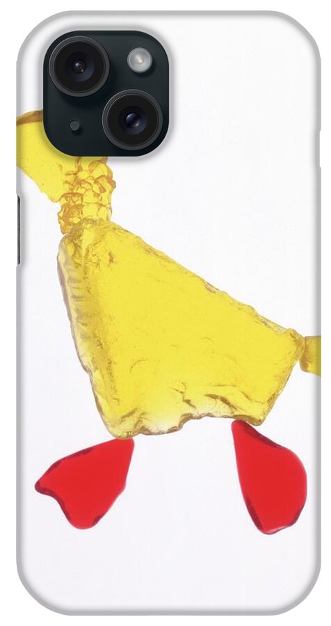 White Background iPhone Case featuring the photograph Representation Of A Duck On White by Imagewerks