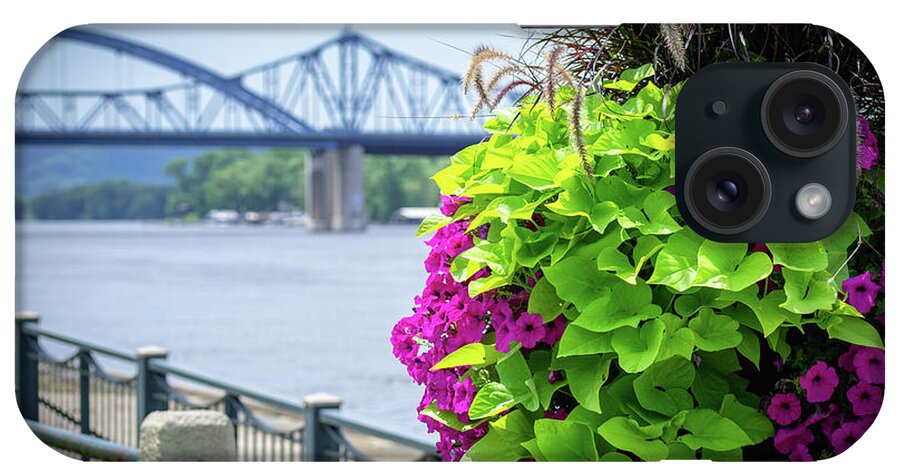 Mississippi River iPhone Case featuring the photograph Riverside View by Phil S Addis