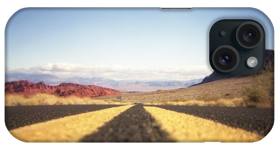 Empty iPhone Case featuring the photograph Road To The Valley Of Fire by Lori Andrews