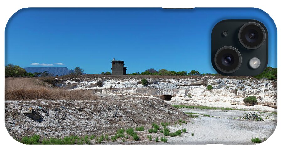Tranquility iPhone Case featuring the photograph Robben Island Lime Quarry by Iselin Valvik Photography