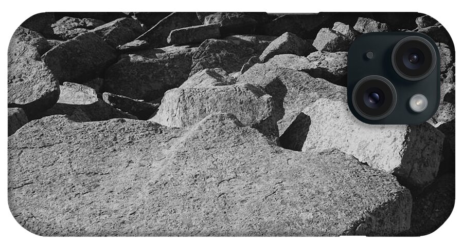 Rock iPhone Case featuring the painting Rock formation Moraine Rocky Mountain National Park Colorado 1933 - 1942 by Ansel Adams
