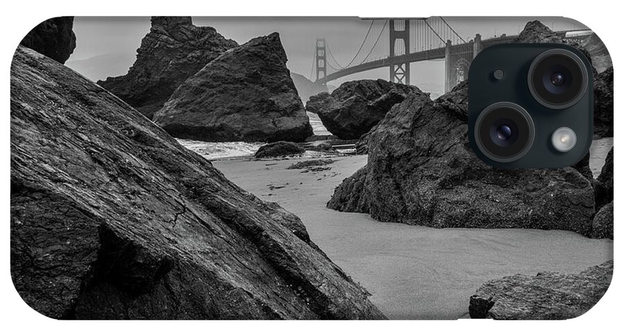 S.f. iPhone Case featuring the photograph Rocky Marshall's Beach by Mike Long
