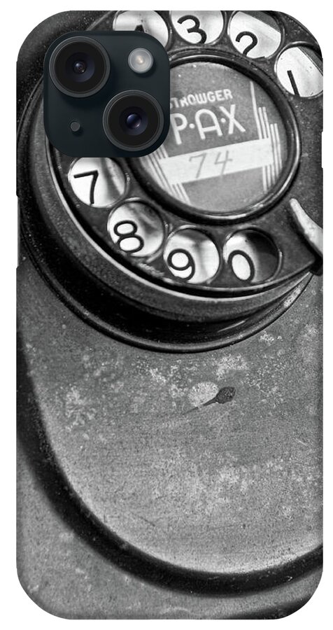 Rotary Phone iPhone Case featuring the photograph Rotary Phone by Minnie Gallman