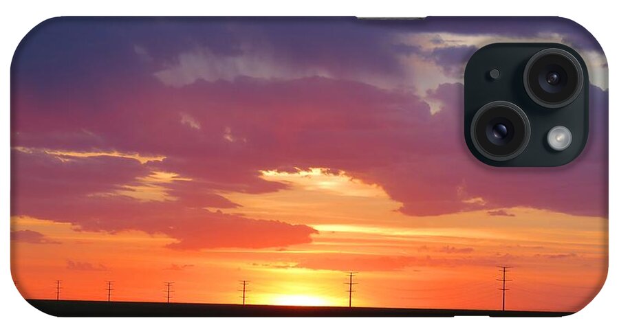 Sunset Fromme-birney iPhone Case featuring the photograph Round Barn Sunset by Keith Stokes