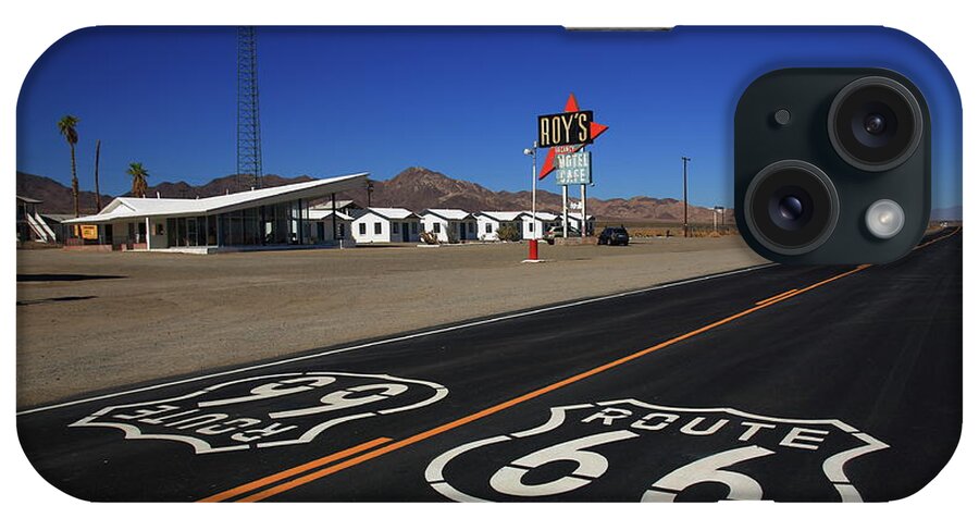66 iPhone Case featuring the photograph Route 66 - Mojave Desert 2012 #2 by Frank Romeo