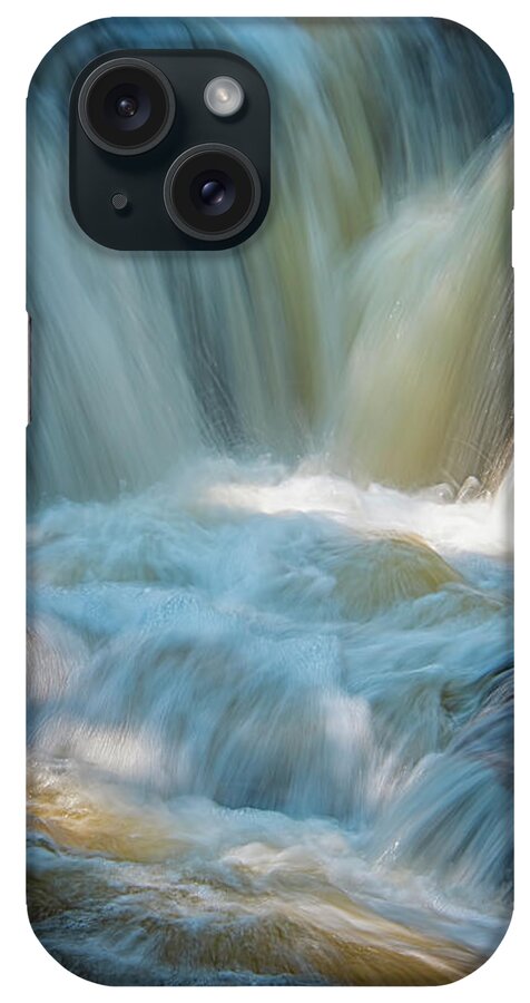 Usa iPhone Case featuring the photograph Sable Falls, Michigan by LeeAnn McLaneGoetz McLaneGoetzStudioLLCcom