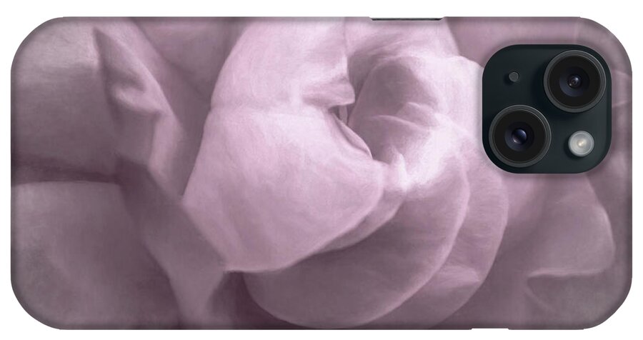 Flower iPhone Case featuring the digital art Sacred Rose by Jean OKeeffe Macro Abundance Art