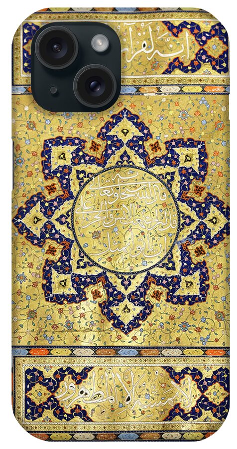 Koran From Shiraz iPhone Case featuring the photograph Safavid Koran by Weston Westmoreland
