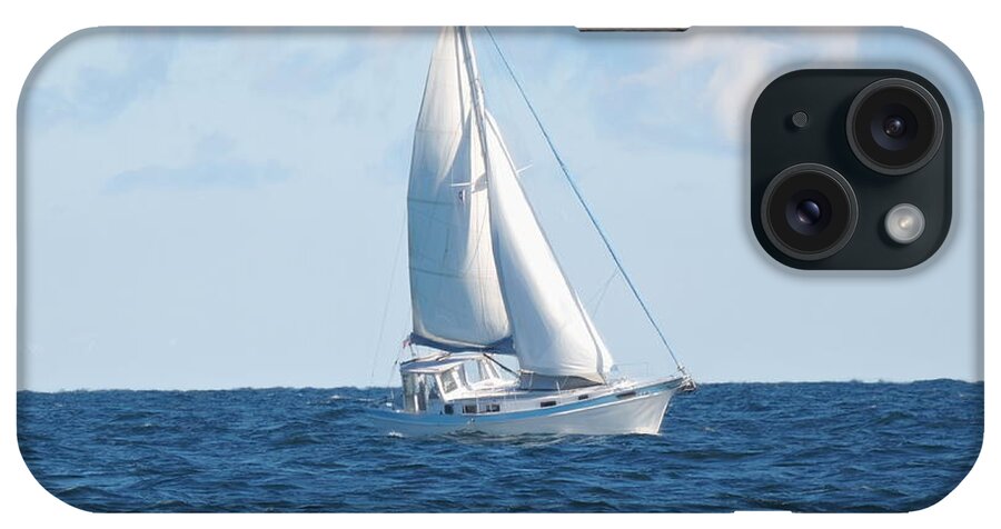 Sailboat iPhone Case featuring the photograph Sally by Susan Hope Finley