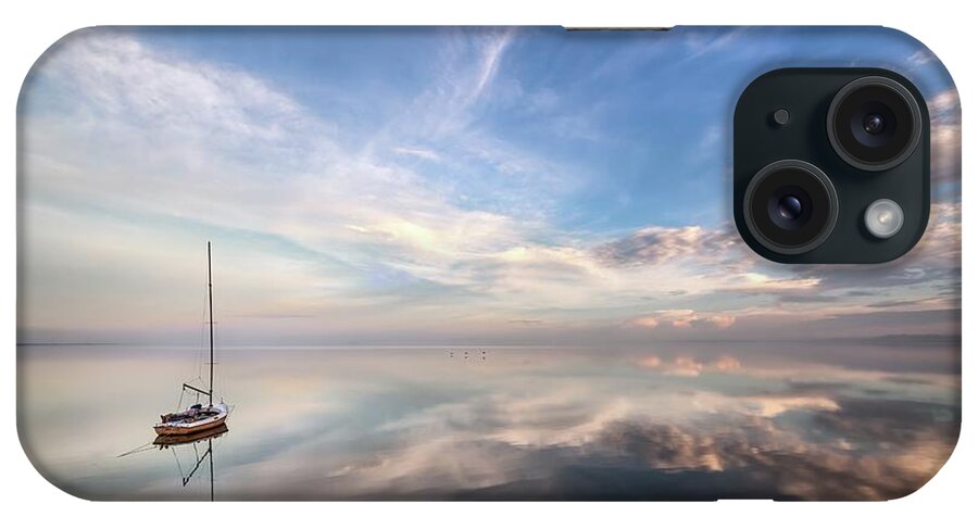 Tranquility iPhone Case featuring the photograph Salton Solitude II by Tom Grubbe