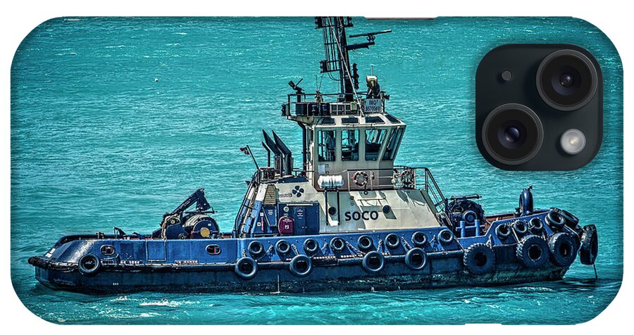 Boat iPhone Case featuring the photograph Salvage Tug Boat by Pheasant Run Gallery