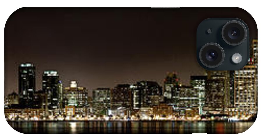 Panoramic iPhone Case featuring the photograph San Francisco At Night by Alex Sotelo