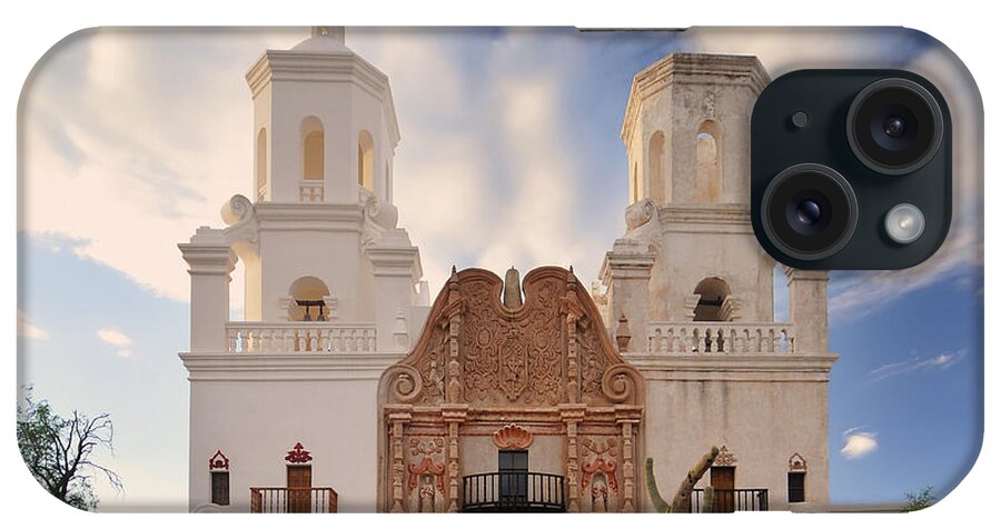 Arch iPhone Case featuring the photograph San Xavier Church by Philippe Sainte-laudy Photography